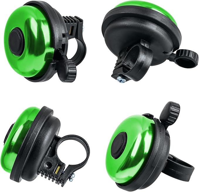 Classic Bike Bell, Aluminum Bicycle Bell, Loud Crisp Clear Sound Bicycle Bike Bell for Adults Kids