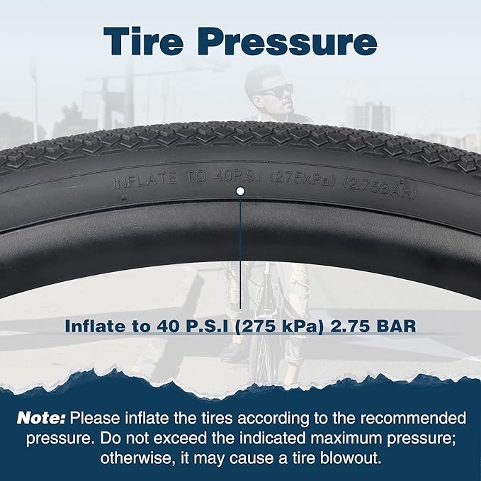 MEGHNA Bike Tire 700C Gravel Bike Tire Foldable 700 x 40C Tire for Road Racing Anti - Slip 40-622mm Replacement Tire for Road Bike Hybrid Bike Commuter Bike