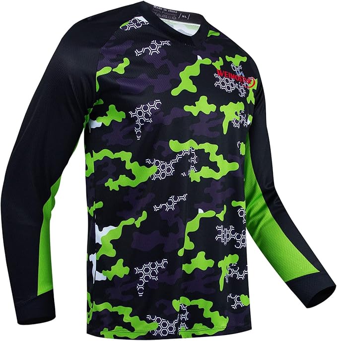 Cycling Jersey Long Sleeve Men's Mountain Bike Motocross Jersey Long Sleeve MTB T-Shirt