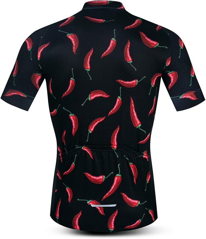 JPOJPO Men's Cycling Jersey Bike Shirt Short Sleeve MTB Summer Clothing Bicycle Tops Jacket S-3XL
