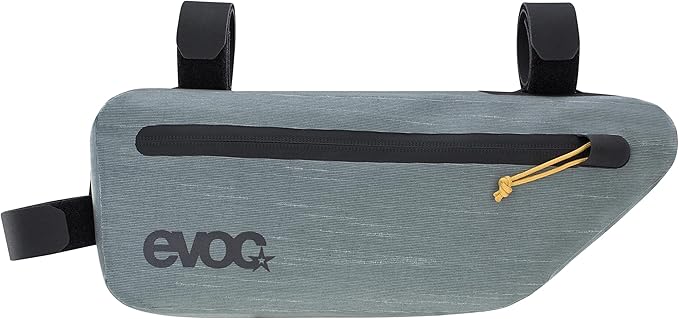 EVOC Multi Frame Pack WP, vielseitige Fahrradtasche (praktische Rennradtasche, Fahrradtasche Rahmen, leichte Bike Tasche, Volumen: 0,8 l & 1,2 l), Steel, One Size, Backpack