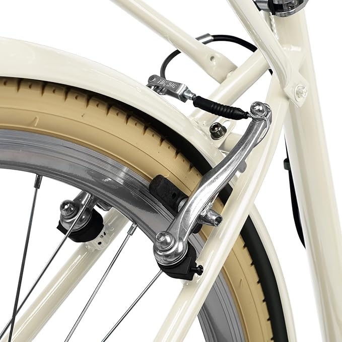 AVASTA Vela Hybrid Bike for Adult Women Female Lightweight Step Through 26 Inch High Tensile Steel Frame City Commuter Comfort Lady Bicycle, 6-Speed, Multiple Colors