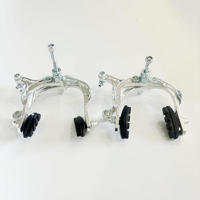 CDHPOWER Bike Brake Calipers Set C Brake Caliper Rear & Front Brakes Kit Aluminum Alloy Side Pull Brake for MTB Mountain Bike, Road Bicycle (1 Pair)