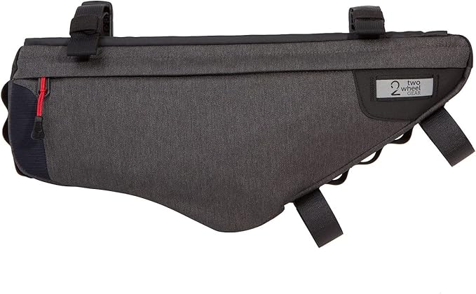Two Wheel Gear - Mamquam Bicycle Frame Bag - Water Resistant, Adjustable - Designed for Commuting and Touring