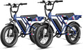 Jasion RetroVolt Electric Bike for Adults, 2000W/3000W Peak - 30/38MPH Electric Dirt Bike, 48V-52V, 13AH/20AH Battery, 70/90Miles Max Range Electric Motorcycle, 20'' X 4'' Fat Tire All-Terrain E-Bike