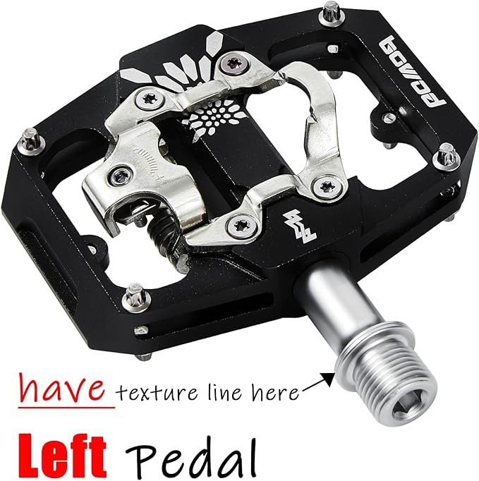 Bike Pedals 9/16" Lightweight Non-Slip Bicycle Platform Pedals - Fits Most Adult Bikes & Mountain Bikes &MTB, Road Bikes and Slip-Resistant Design