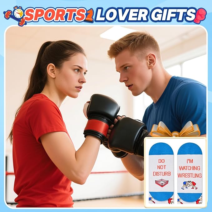 Zmart Sport Gifts for Men - Softball Basketball Volleyball Wrestling Plane Bike Socks
