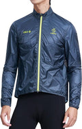 INBIKE Cycling Jacket Men Breathable Mesh Back Packable Lightweight Cycling Windbreaker Bike Jackets Reflective Spring