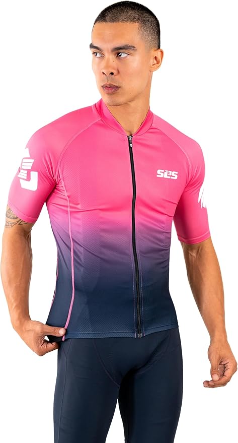 SLS3 Bike Jersey for Men Cycling – Men's Cycling Jersey Short Sleeve – Lightweight Road Bike Shirts