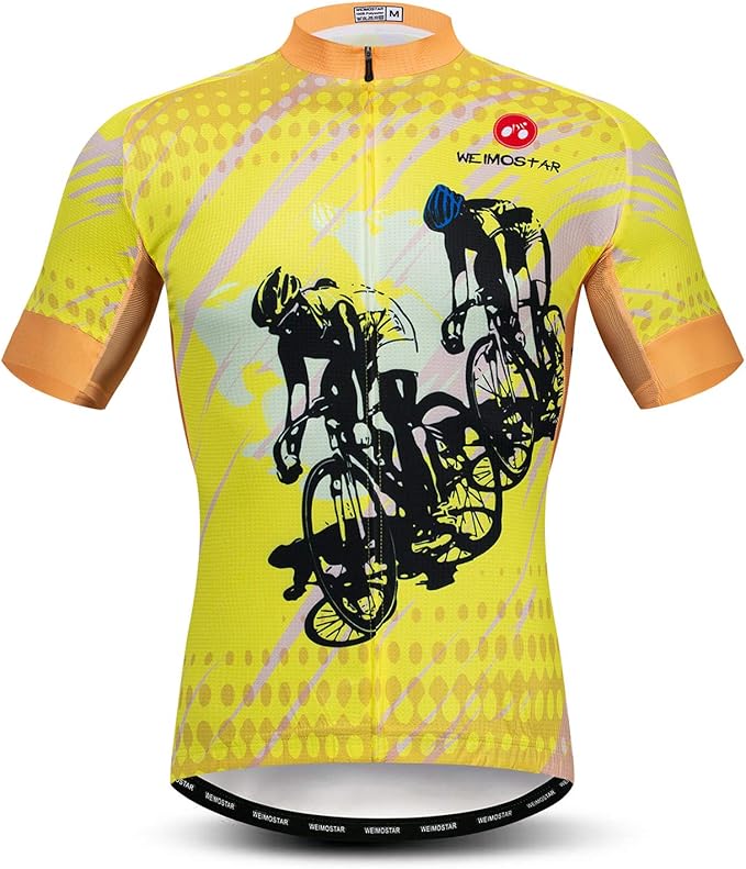 Bike Bicycle Tops Men's Cycling Jerseys Full Zipper MTB Clothing Cycle Clothes