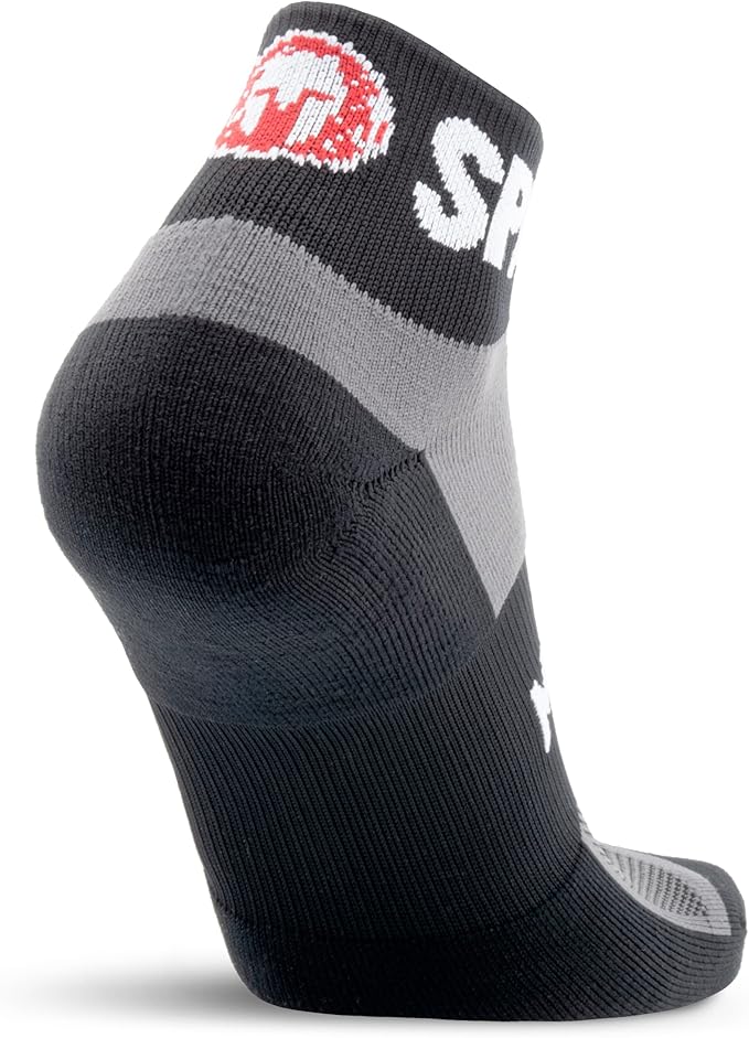Crew Length Trail Running Socks, Quick-Drying Mid-Calf Socks with Arch Support, Sweat-Resistant, Breathable Athletic Socks