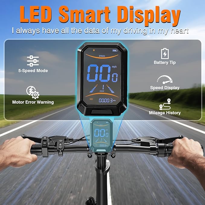 Electric Bike for Adults, 26" Commuter Ebikes with 7-Speed Gears, 25MPH Lightweight E Bike, 720W Peak Motor, 375Wh Removable Battery, 50 Miles Range, Electric Mountain Bicycle for All Terrain