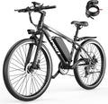 ASKGO Electric Bike for Adults, 1500W Peak Motor, 25Mph, 65Miles, 48V 10AH Removable Battery, 26“ Mountain Ebike with 7-Speed Gear for Beach Snow Commuter