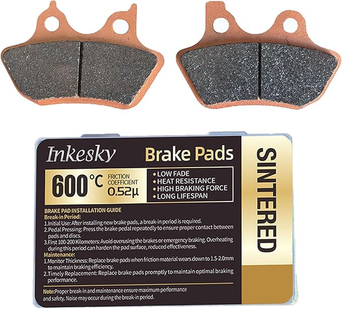 Brake Pads Compatible with Harley Davidson 2000-2007 / EBC - Sintered (1 Set)