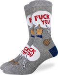 Good Luck Sock Novelty Crew Socks for Adults - For Men, Women and Teens