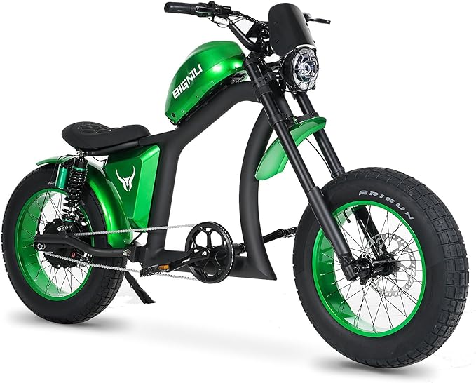 BG-X Electric Bike for Adults 1500W Brushless Motor with 48V/31.5Ah Battery, 34+ MPH Up to 40 Miles Range 20" *5" Fat TireFront/Rear Turn Signal, Dual Suspension