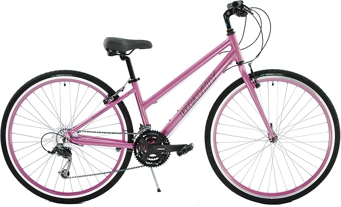 Gravity Swift 24 Dlx24 Super Hybrid Bike 24 Speed Flat Bar Road Bicycle