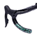GUEE SL Speed Road Bike Handlebar Tape – Premium PU Leather, Microtex Structure, Shock-Absorbing Foam, Ultra-Light 30g, Anti-Slip Racing Grip (2 Rolls, Racing Green)