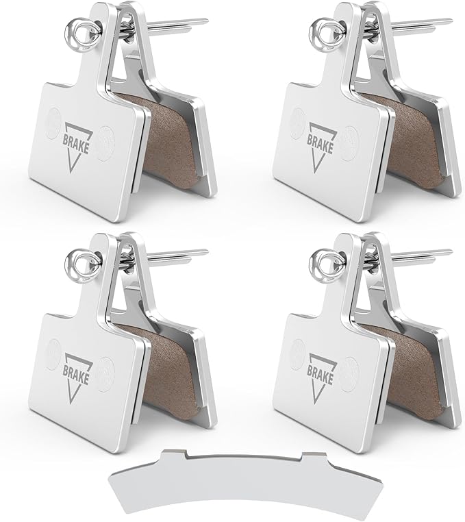 Ceramic Bike Brake Pads Set Compatible for Tektro Shimano TRP Deore Br-M575 B01s Mt200 M525 M515 T615 T675 M505 M495 M486 M485, Mountain MTB Ebike Brake Pads[4 Pieces Brakes+1 Adjusting Tool]