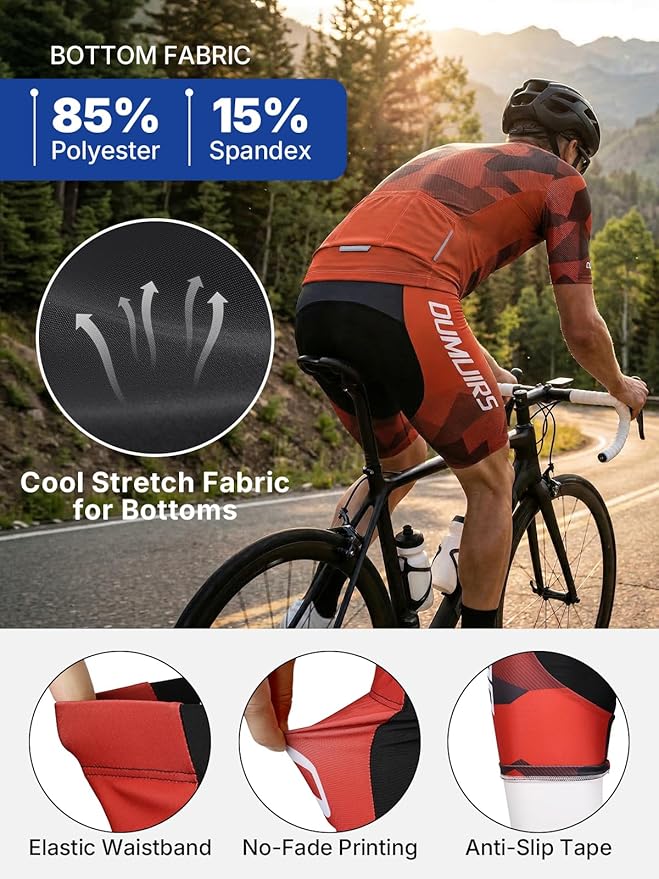 Cycling Jersey Set Short Sleeve Suits Men Bike Clothing Road Bicycle Shorts Padded Outfits