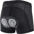ARSUXEO Men's Cycling Underwear 4D Padded Bike Shorts Bicycle Biking Cycling Shorts with Padding Mountain Bike Liner