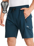 ARSUXEO Mens Mountain Bike Shorts Loose Fit Padded Bike Shorts Cycling Shorts Water-Resistant