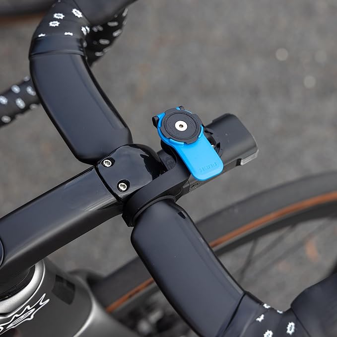Quad Lock Out Front Handlebar Bicycle Phone Mount (V3) for iPhone, Galaxy, Pixel and Universal Adapters