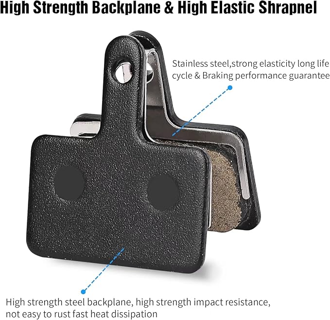 25 Pairs Bike Brake Pads, Compatible with Tektro Brake Pads for Shimano Brake Pads MT200 M355 M446 M447 M315 M365 MT500, MTB Bicycle Disc Ebike Brake Pads for Trp Brake Pads with Installation Tools