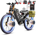 eAhora Romeo Pro 3 Electric Bike - [2026 Latest] 50MPH 5600W Dual Motor 60V 80AH 250Miles Long Range Ebike for Adults, 26" * 4.0 Fat Tire Fast Electric Mountain Bike Full Suspension Off-Road E-Bike