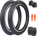ZUKKA 20 x 2.4 Bike Tire 2 Pack 20 inch x 2.4 BMX Bike Tire Folding Replacement Tire for MTB Mountain Bike, BMX Bicycle Commuter Bike