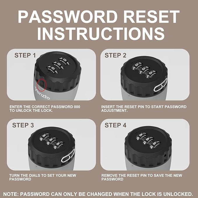Venzio 6.5FT Resettable 3-Digit Keyless Combination Bike Cable Lock, 8mm Heavy Duty Steel, Anti-Theft Security Lock for Bicycle, Kayak, Helmet, Gate, Luggage, Skis, Portable Outdoor Cable Lock