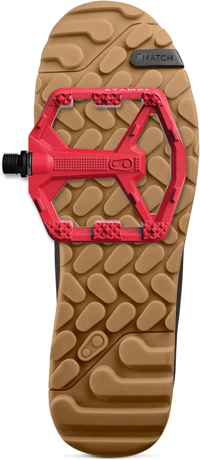 Crankbrothers Stamp Flat MTB Pedals - Size-Specific, Lightweight, Versatile, Durable Bike Pedals
