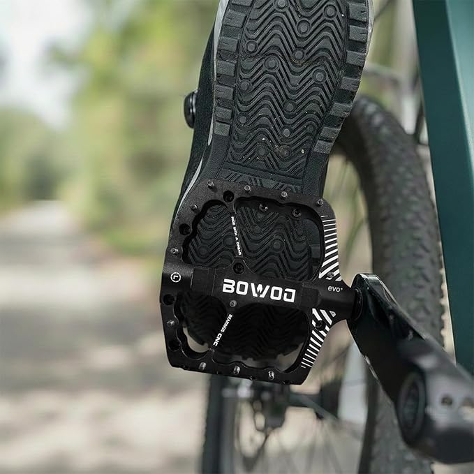 Bike Pedals 9/16" Lightweight Non-Slip Bicycle Platform Pedals - Fits Most Adult Bikes & Mountain Bikes &MTB, Road Bikes and Slip-Resistant Design