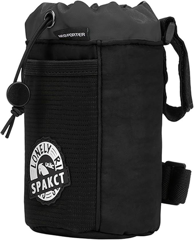 Bike Cup Holder,Bike Stem Bag,Bike Water Bottle Holder,Bike Handlebar Bag,Waterproof Bicycle Frame Bag,Bike Bags for Bicycles,Bike Feed Bag,Bike Snack Bag(black)