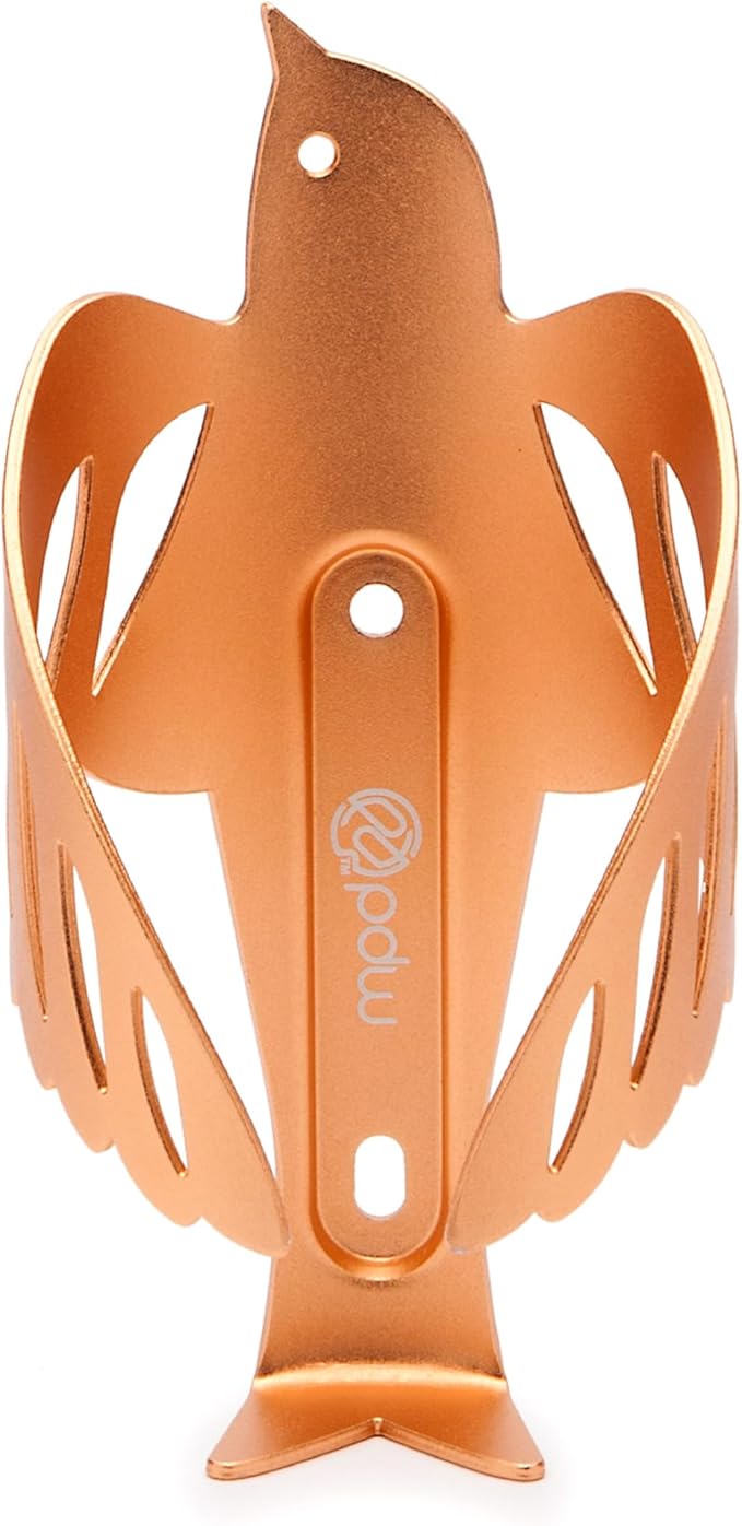 Portland Design Works Water Bottle Cage - Lightweight Water Bottle Holder for Bikes, Sparrow Cage, Copper