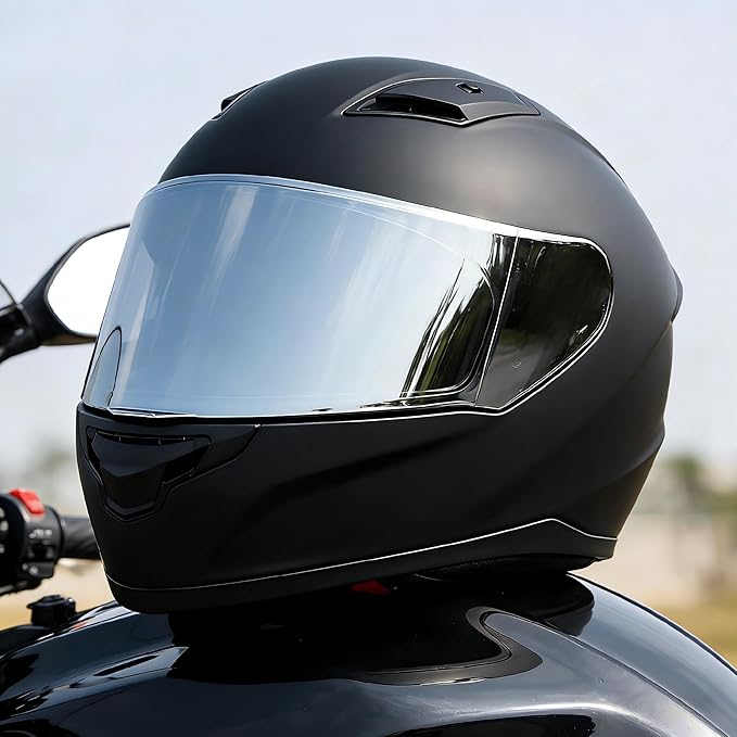 Helmet Visors Face Shield Replacement,For Assault/Rapid/Stream Helmet Visor Accessories (Chrome Silver)