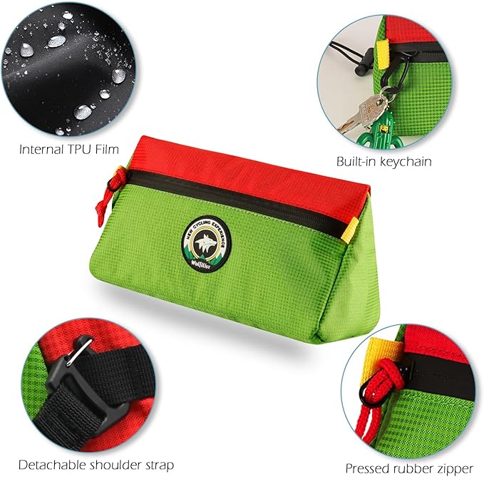 Bike Handlebar Bag, Bicycle Front Bag, Kids Handle Bar Bag, Storage Bag with Shoulder Strap for Men Women Kids Outdoor Road MTB Cycling