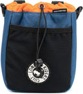 ULAC NEO PORTER C-HOLD Bike Feed Bag for Top Tube, Handlebar, Stem and Saddles (Navy-Orange, Large)