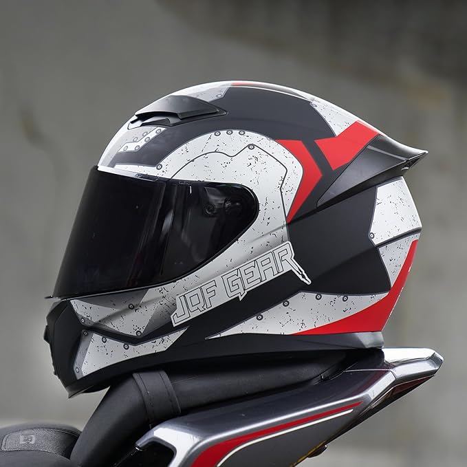 Full Face Motorcycle Helmet WS-607 DOT Approved Motorbike Racing Street Bike Helmets for Adults with Visor