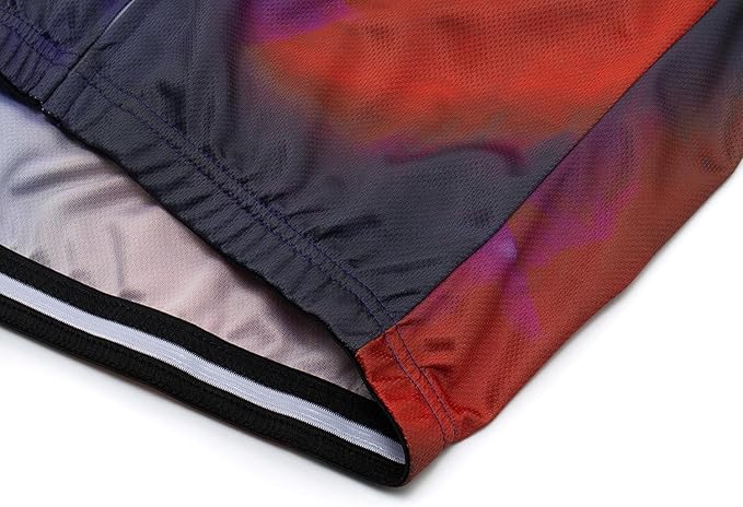Men's Cycling Jersey Set Road Bike Shorts Sleeves Jersey Zipper Pokcet Bib Shorts with 20D Gel Pad Biking Clothing Sets