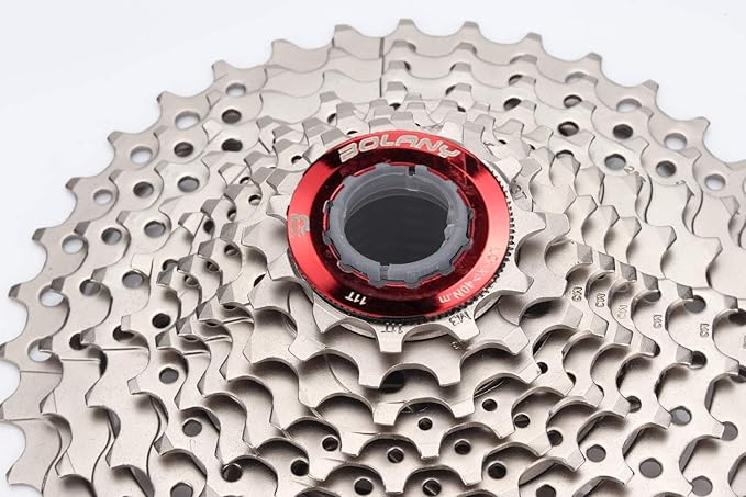 BOLANY Bike 8/9/10 Speed Cassette 11-25T/32T/36T/40T/42T/46T/50T Fit for MTB Bike, Road Bicycle, Lightweight Cassette, Compatible with Shimano SRAM Sunrace