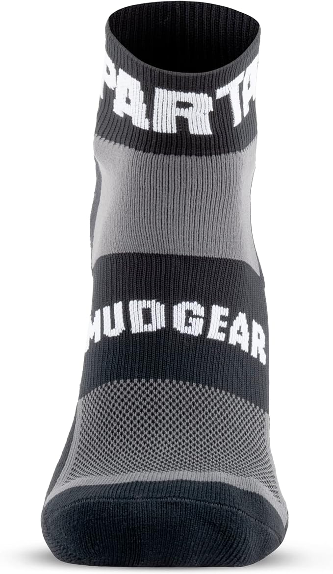 Crew Length Trail Running Socks, Quick-Drying Mid-Calf Socks with Arch Support, Sweat-Resistant, Breathable Athletic Socks