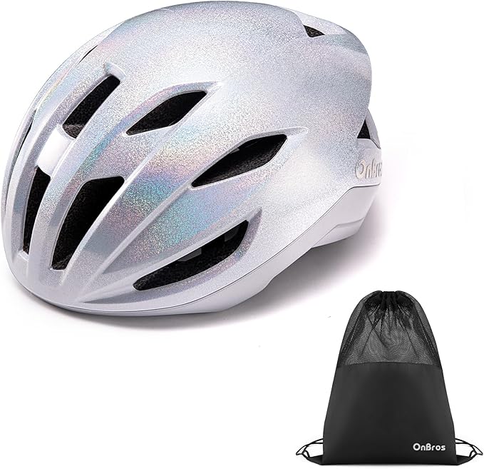 Adult Cycling Bike Helmet, OnBros Lightweight Unisex Bicycling Helmets for Men and Women, Adjustable Fit CPSC Certified Bicycle Helmet