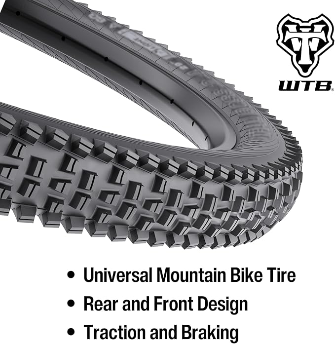 WTB Trail Boss Mountain Bike Tire (27.5”/29") Tubeless Folding - Aggressive Tread for Trail Rides (Black/Tan, SG1/SG2 Puncture Protection)