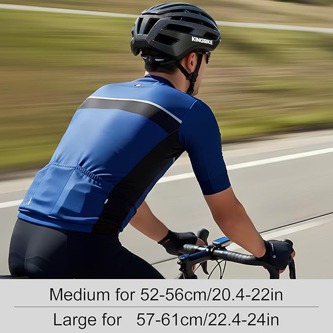 KINGBIKE Bike Helmet for Adult Men Women Youth Road Commute Mountain Cycling Helmets with Replaceable Padding Lightweight 2 Sizes 20.4"-24"(52-61cm)