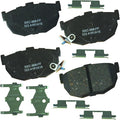 Bendix Premium SBC323 Ceramic Rear Brake Pads for Nissan Maxima 1990-1985, Stanza 1992-1990