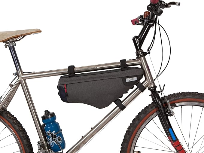 Two Wheel Gear - Mamquam Bicycle Frame Bag - Water Resistant, Adjustable - Designed for Commuting and Touring