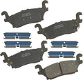 Bendix Premium SBC1120 Ceramic Rear Brake Pads for Hummer H3 2010-2006, H3T 2010-2009