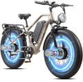 2026 Upgraded Dual Motors AWD Electric Bike for Adults 5000w/3000W/1500W Motor Dirt Ebike 40MPH/30MPH 52V/48V 30Ah/20Ah Battery Up to 90 Miles Long Range 26" Fat Tire Bicycle for Commute Mountains