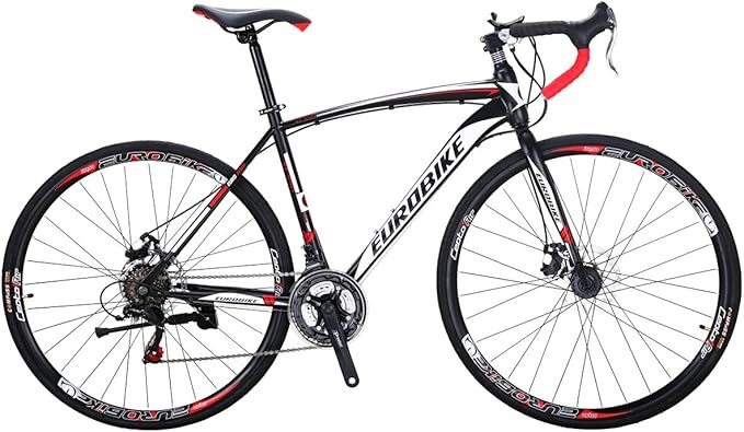EUROBIKE Bikes EURXC550 21 Speed Road Bike 700C Wheels Road Bicycle Dual Disc Brake Bicycles ……